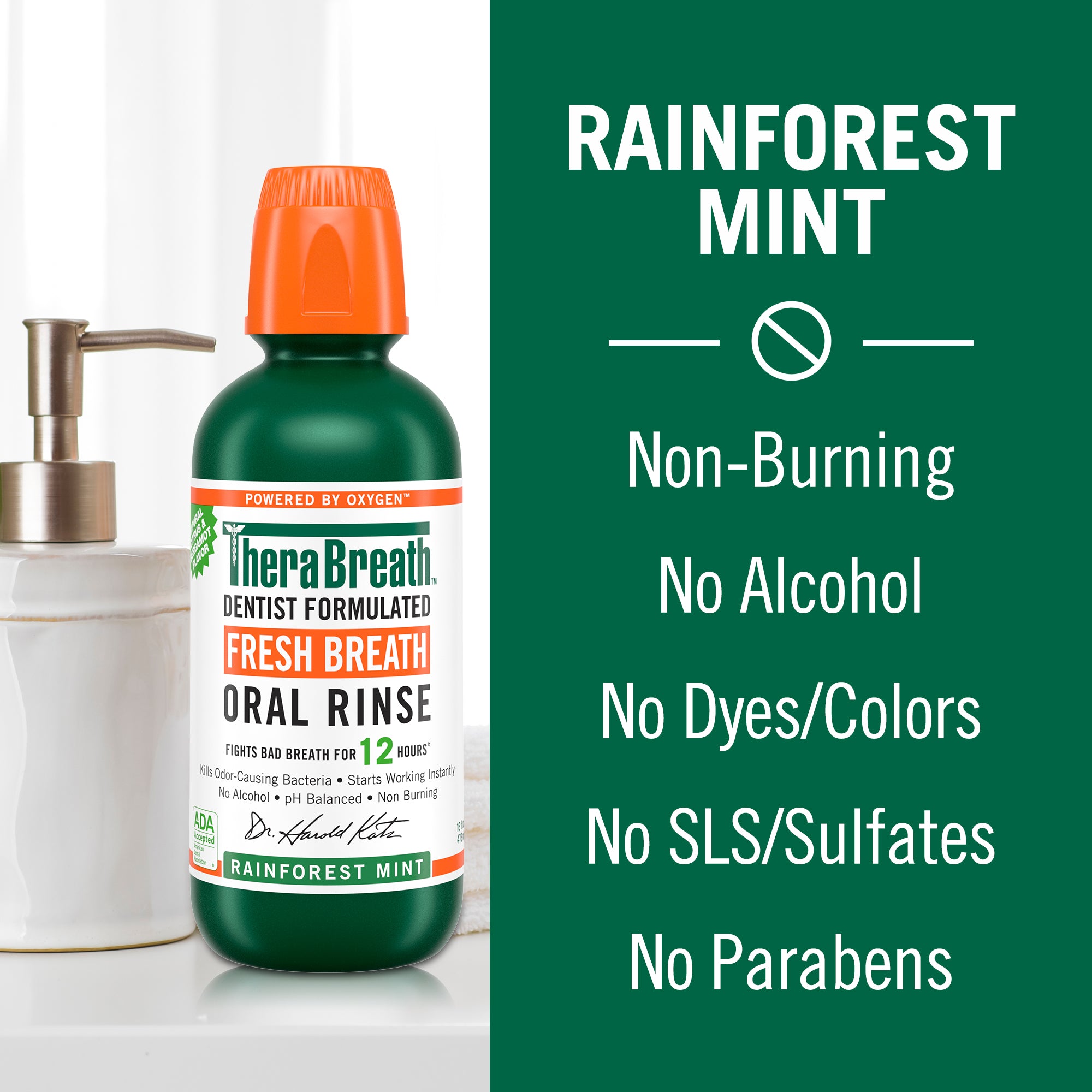 Fresh Breath Oral Rinse - Rainforest Mint - Image 2