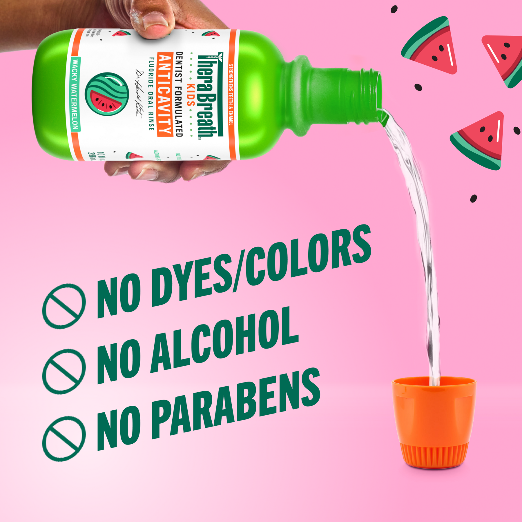 For Kids! Anticavity Oral Rinse - Wacky Watermelon - Image 6