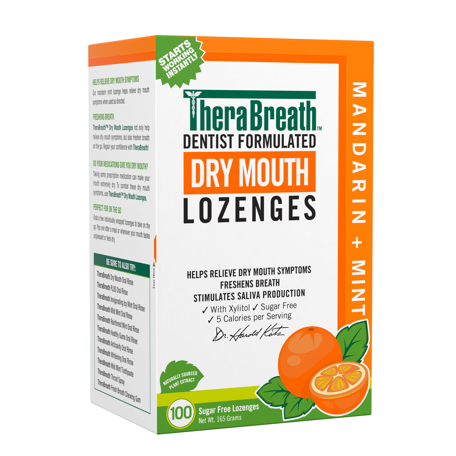 Dry Mouth Lozenges - Mandarin Mint - Image 2