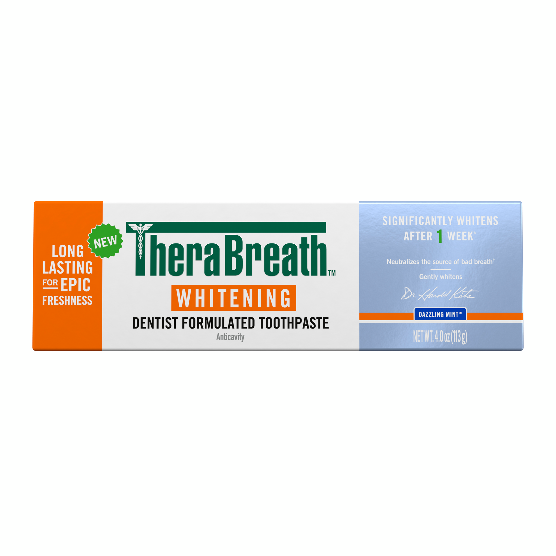 TheraBreath Whitening Toothpaste. Peroxide-Free & Anticavity. Dazzling Mint - Image 13