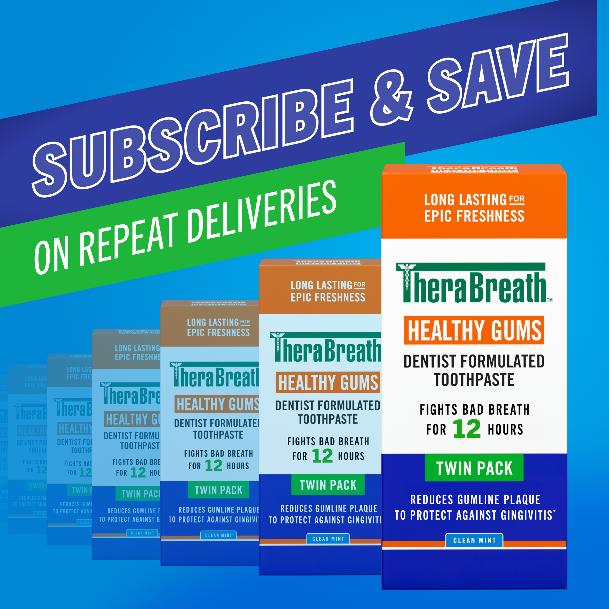 TheraBreath Healthy Gums Toothpaste. Helps Fight Gingivitis. Clean Mint - Image 9