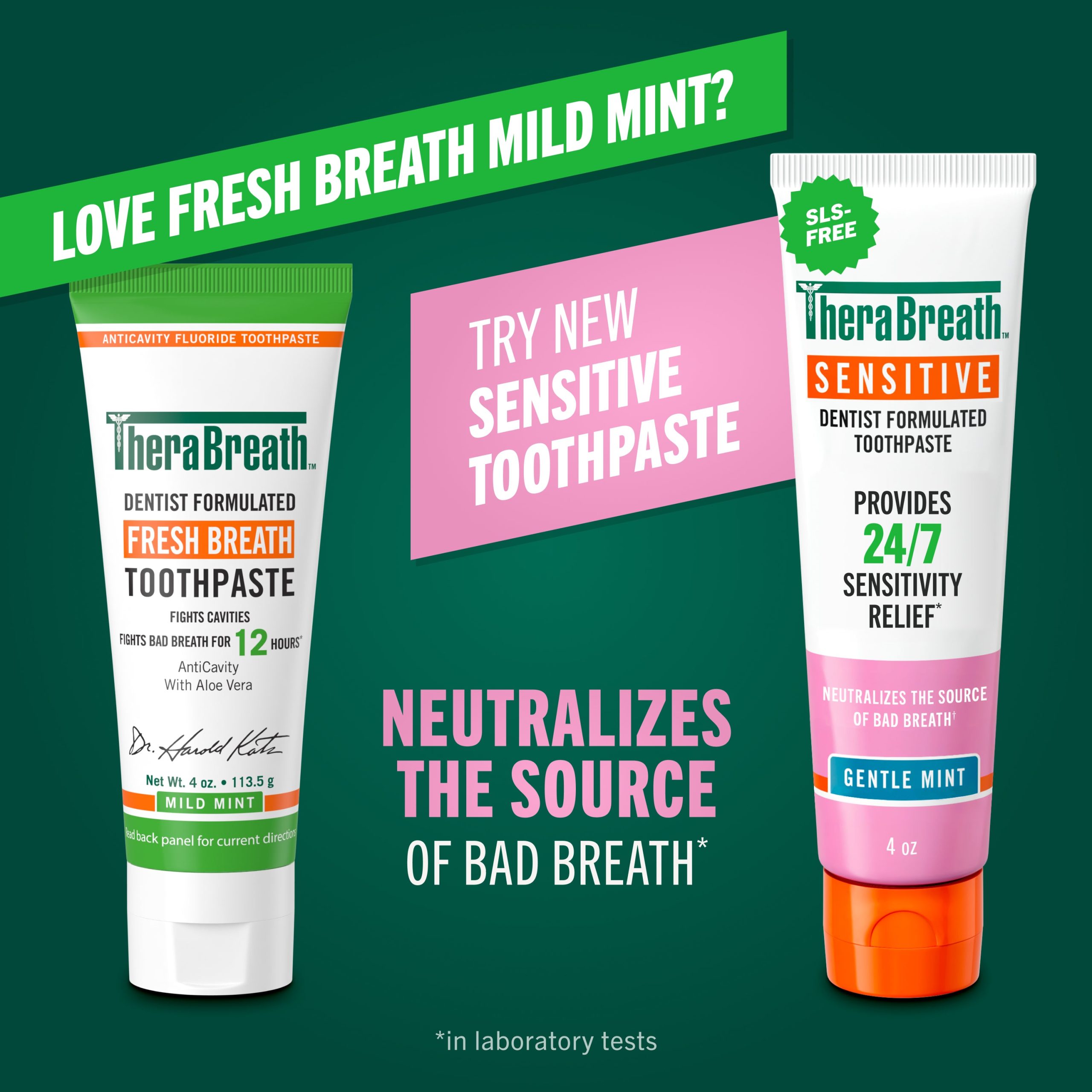 Fresh Breath Toothpaste - Mild Mint - Image 2