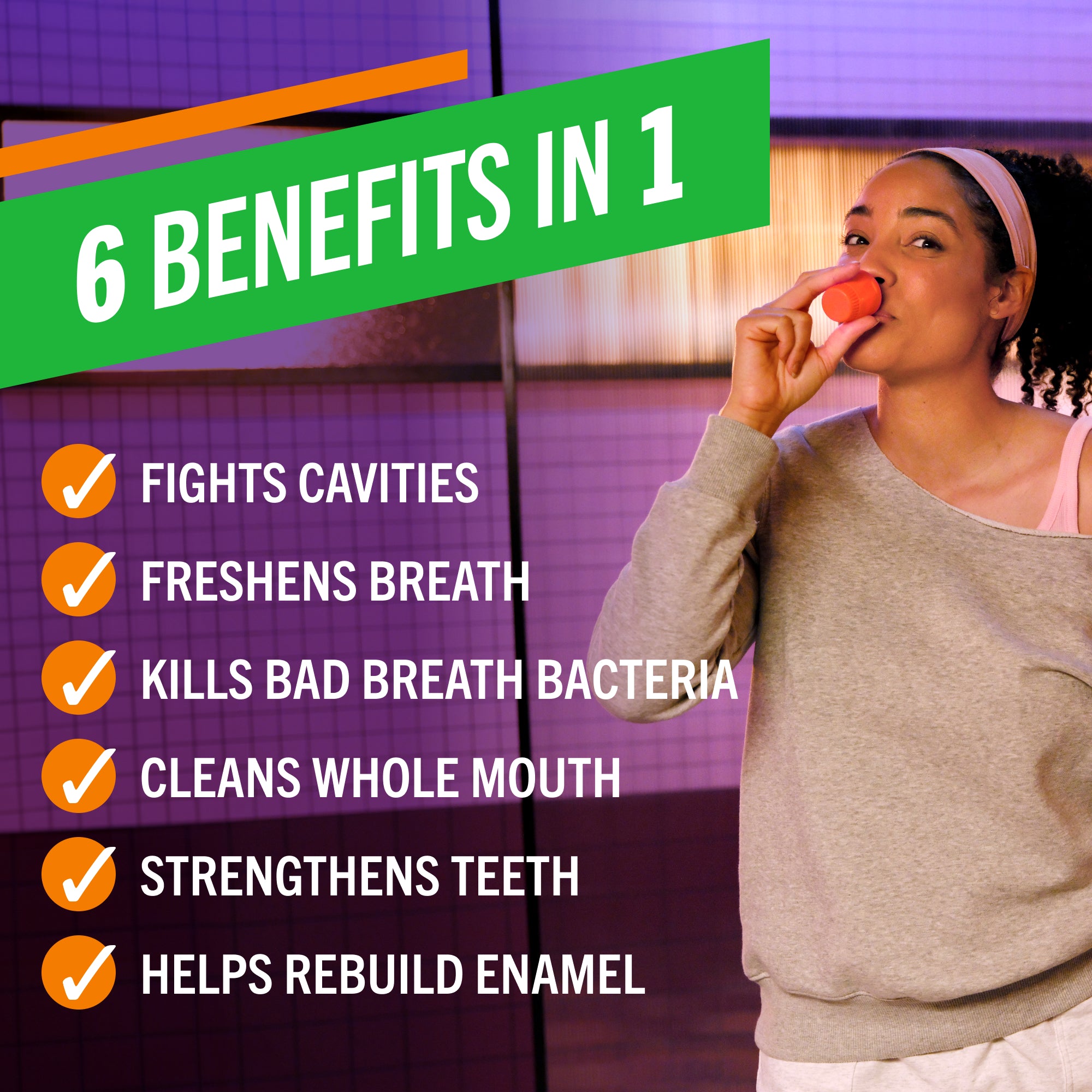 TheraBreath Complete Mouthwash. 6-in-1 Benefits. Alcohol-Free. Revitalizing Mint - Image 3