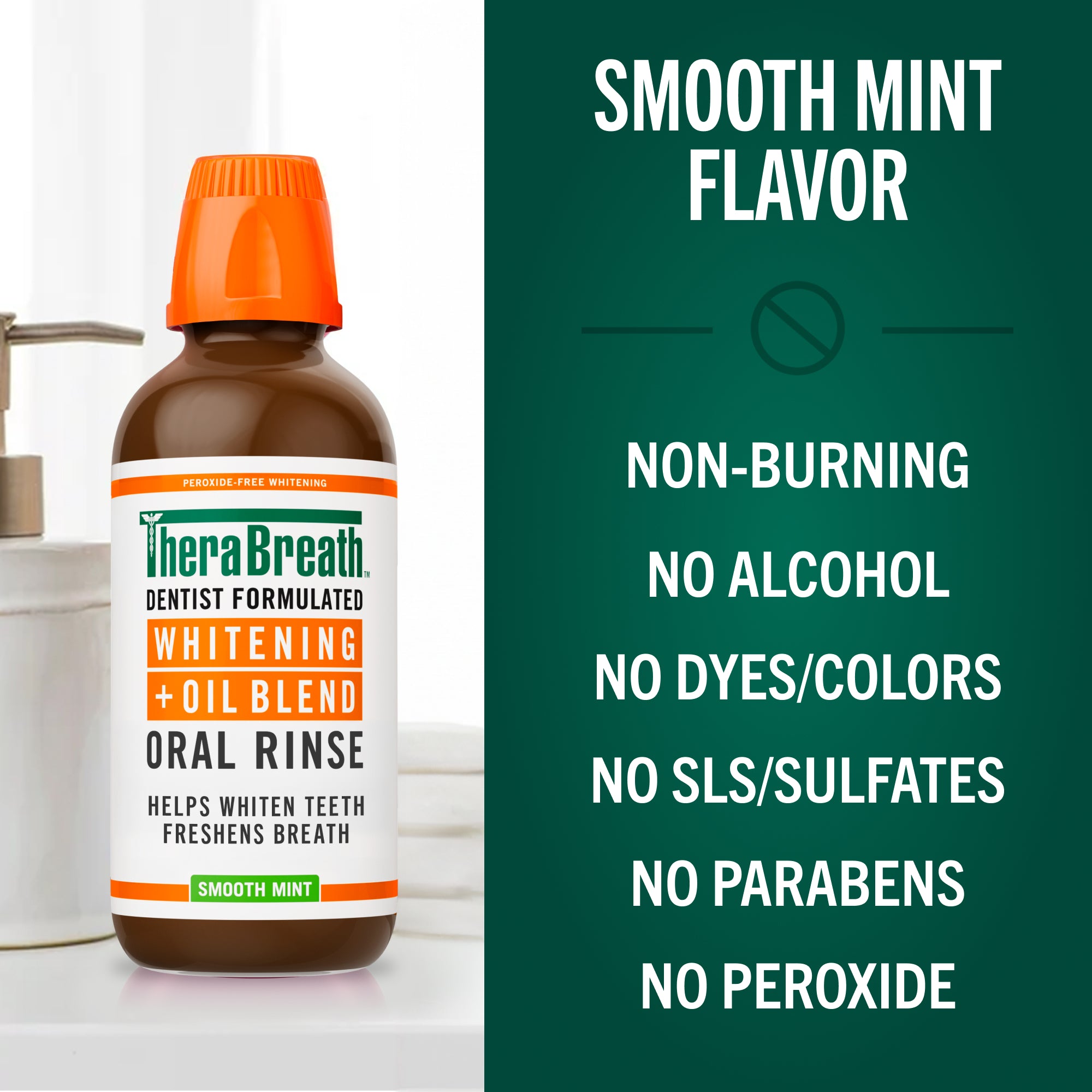 Whitening + Oil Blend Oral Rinse – Smooth Mint - Image 3