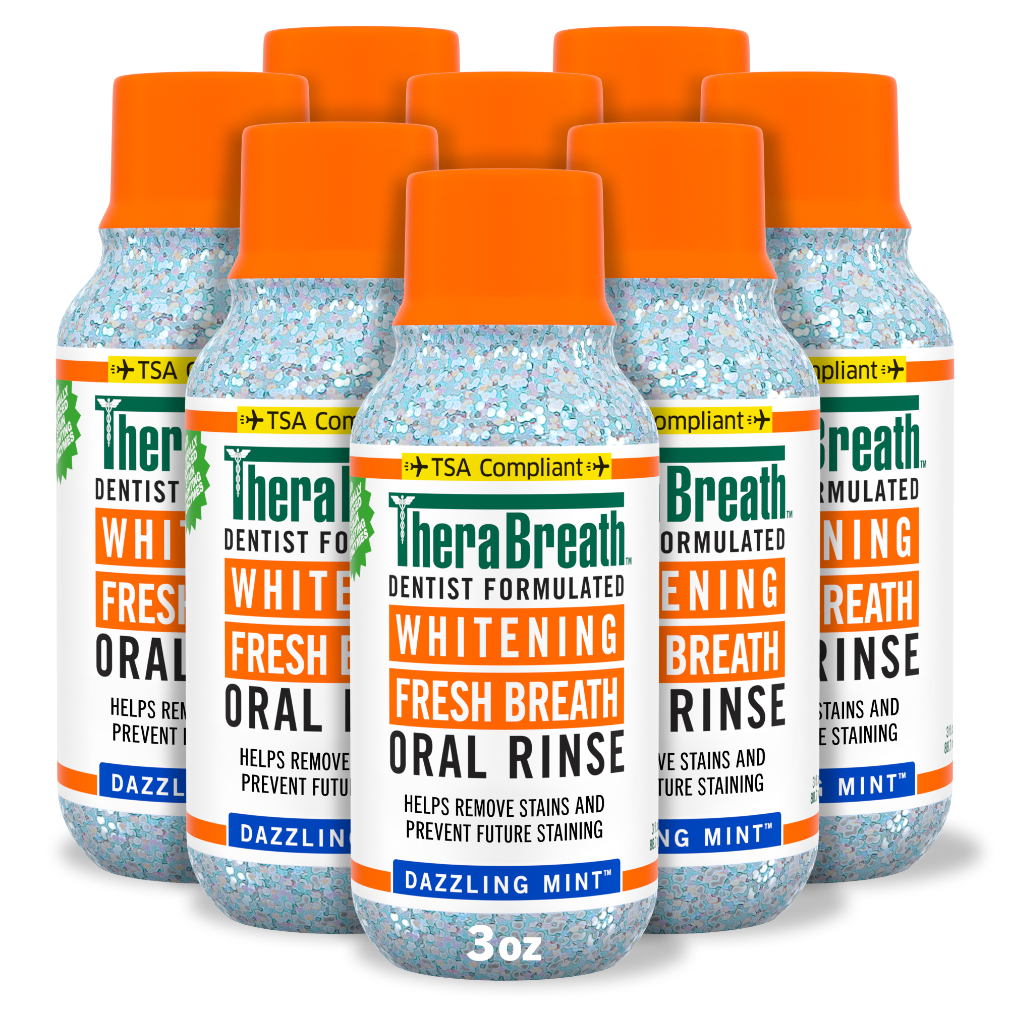 Whitening Fresh Breath Oral Rinse - Dazzling Mint - Image 6