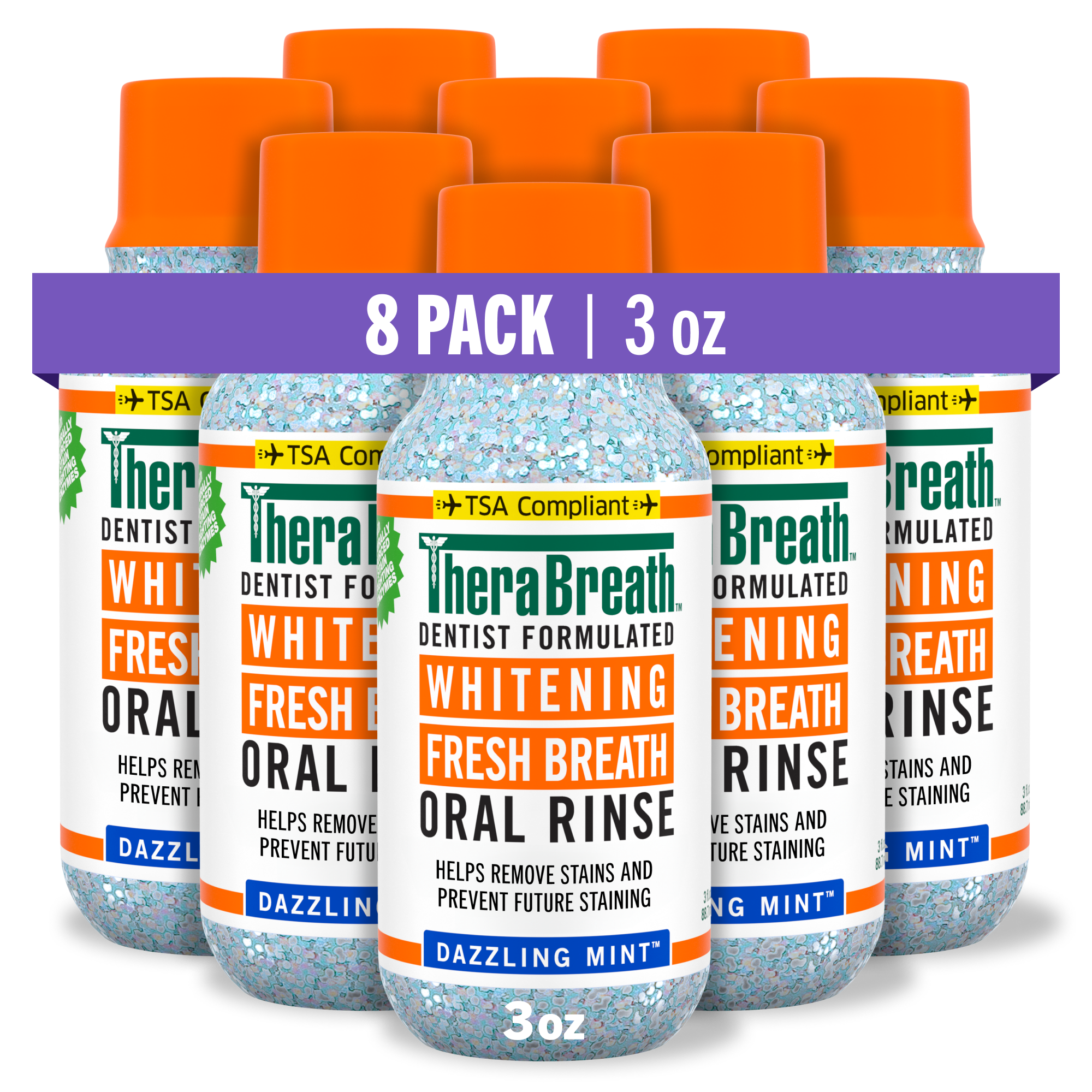Whitening Fresh Breath Oral Rinse - Dazzling Mint - Image 7
