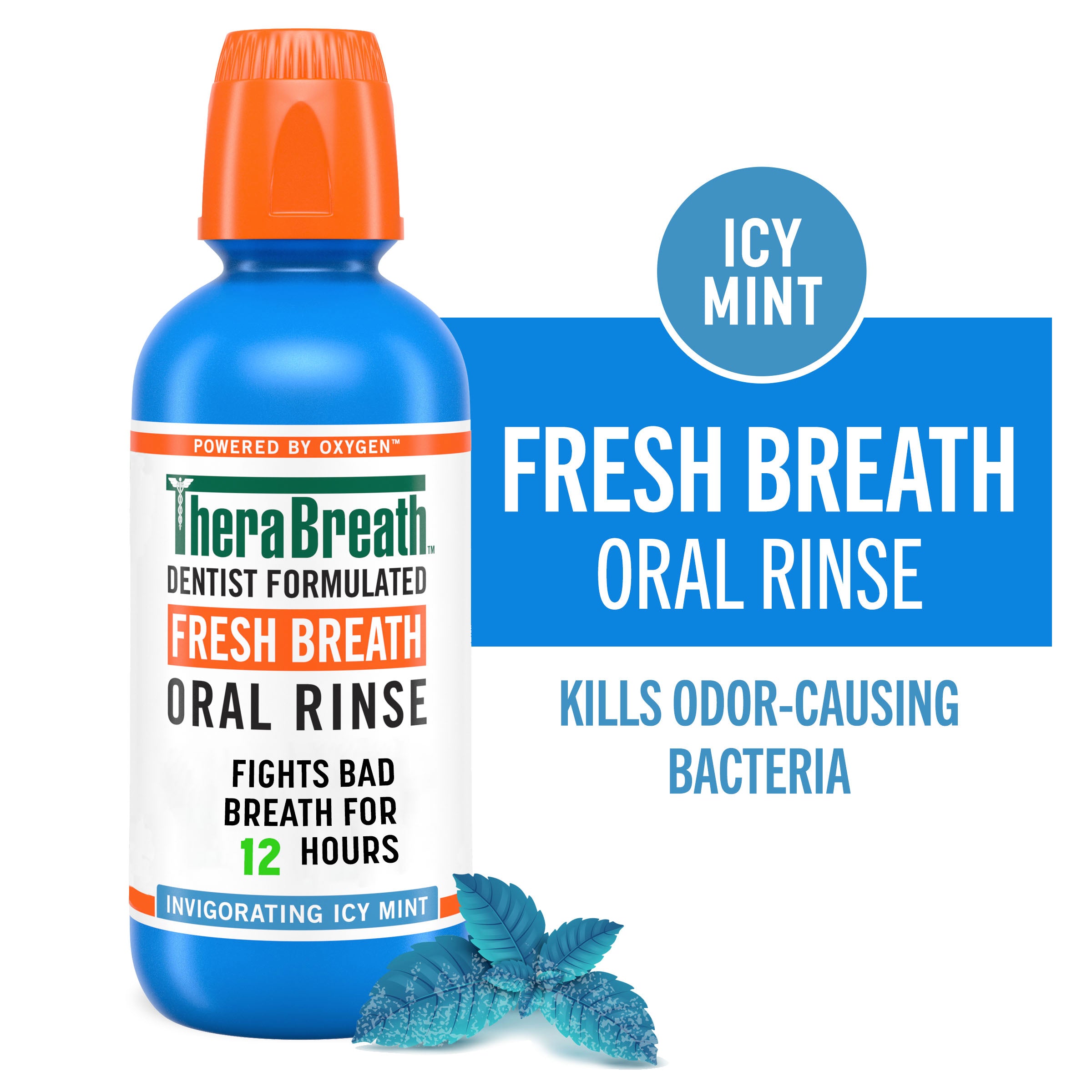 Stay Icy Bundle: 2 Mouthwash & 1 Pack Gum in Invigorating Icy Mint - Image 2